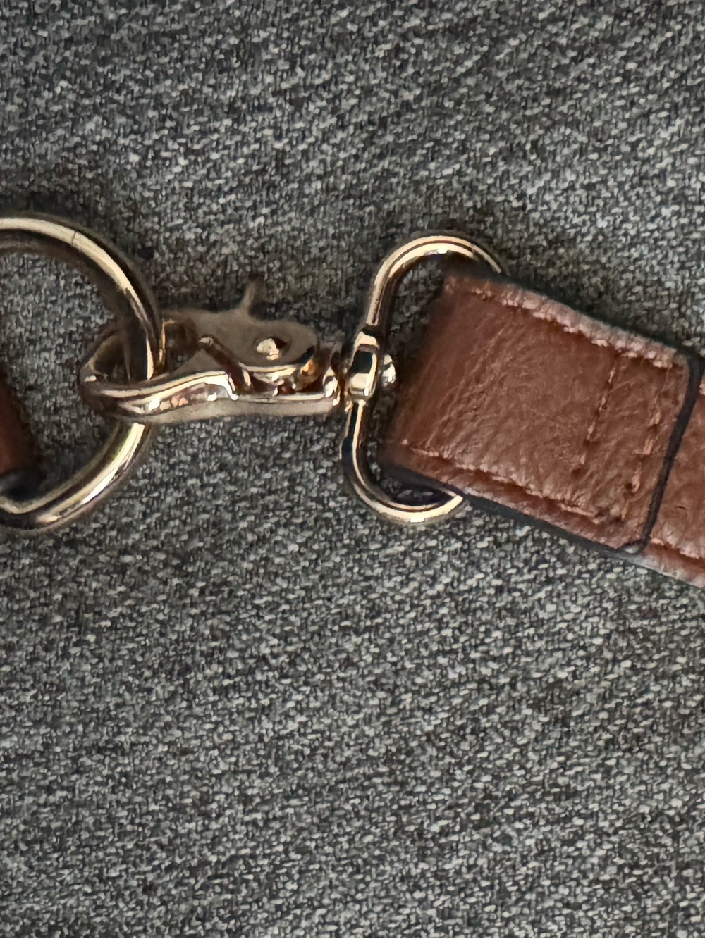 Poppy & Peonies Sidekick chestnut Brown Pebbled Leather Crossbody Bag - Picture 9 of 15
